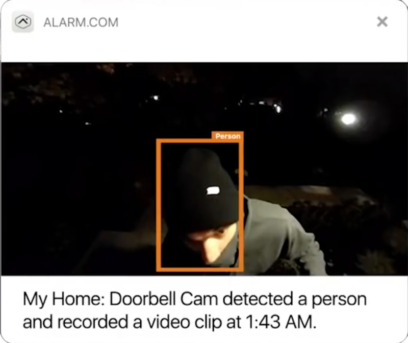 Doorbell Camera Detection