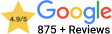 875 Google Reviews