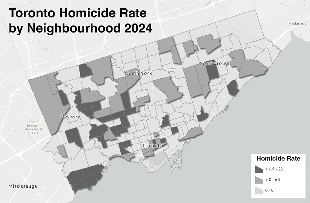 Homicide Rate by Neighbourhood