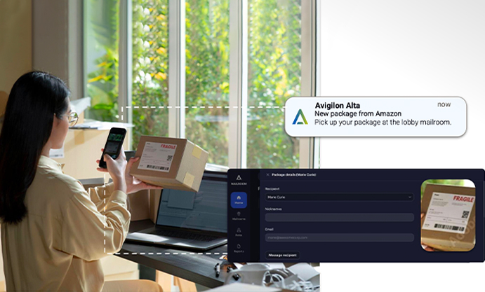 Avigilon Alta Smart Mailroom